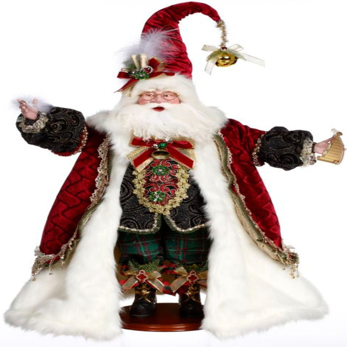 26" Checking His List Santa Christmas decoration