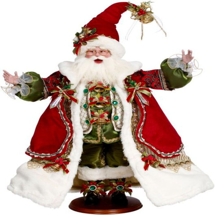 26" Holly & Ivy Santa Christmas decoration
