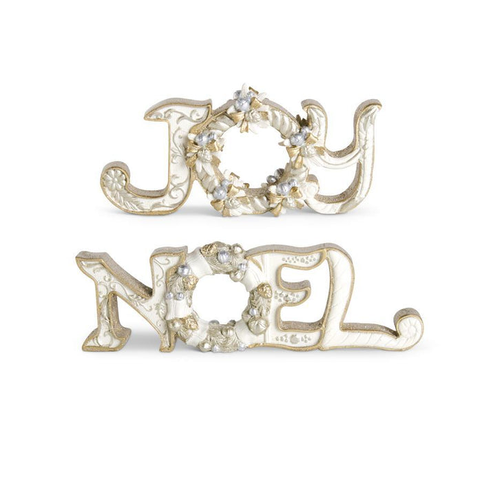 3.25-inch Christmas tabletop cutouts with wreath