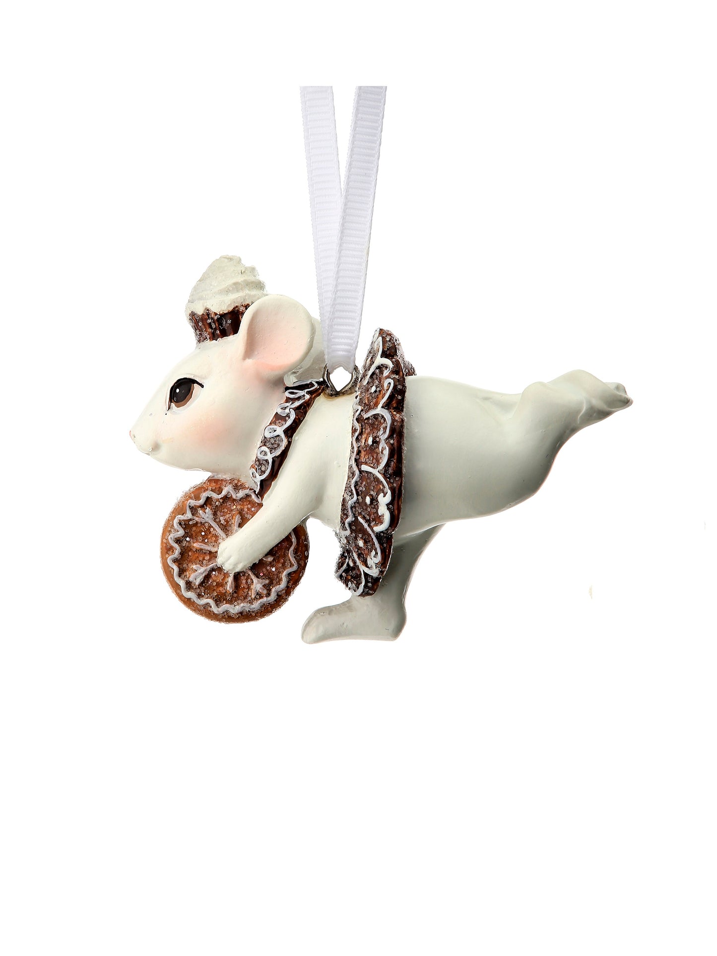 3" Gingerbread Baking Mice Ornaments – Adorable Christmas Decorations with Cake and Cookie Designs