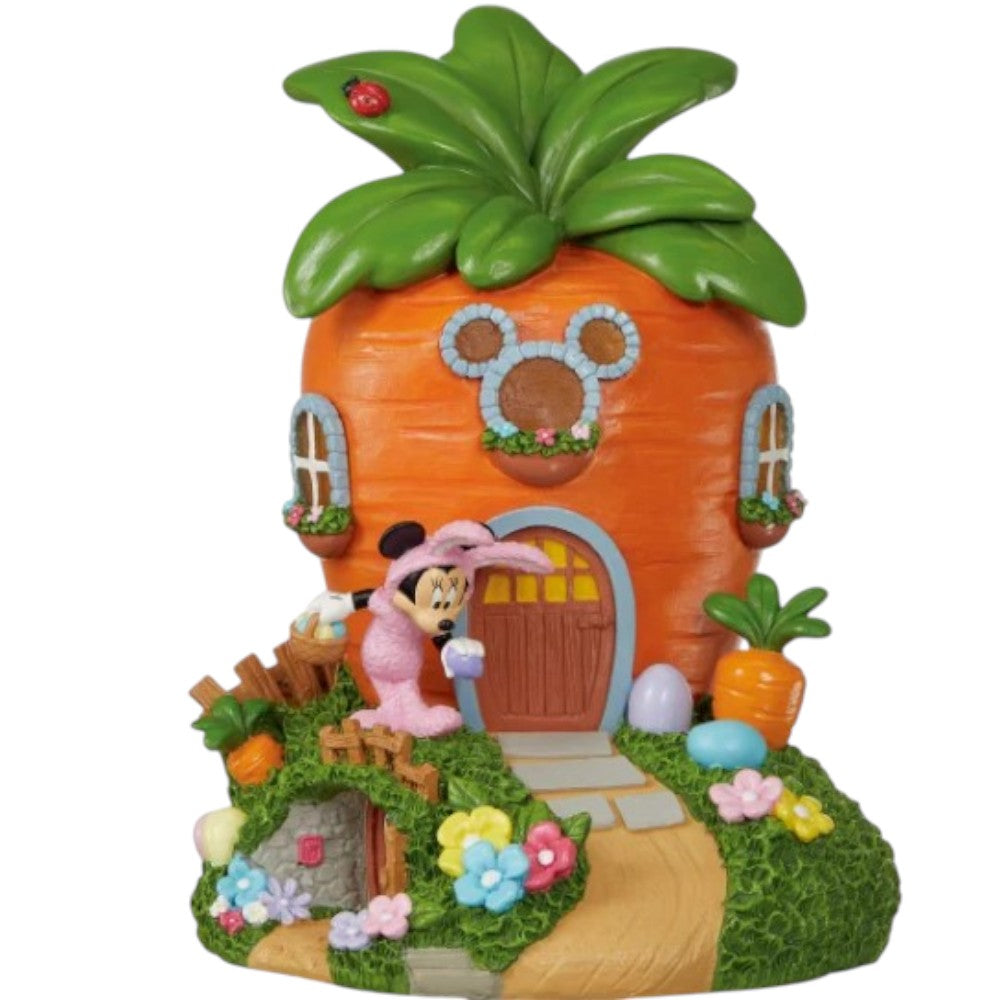 Disney Easter Village Set with Bunny Figurines – Spring Decoration
