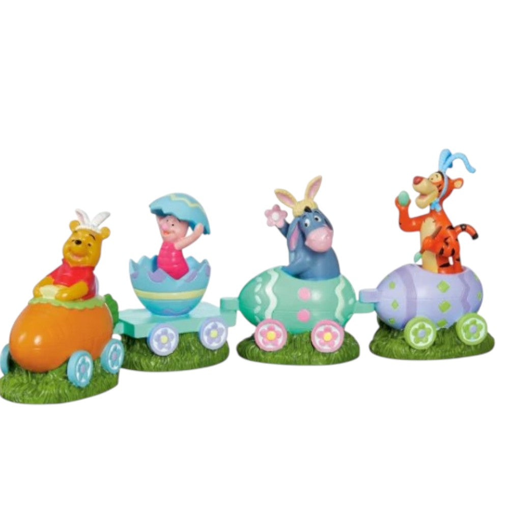 Disney Easter Village Set with Bunny Figurines – Spring Decoration