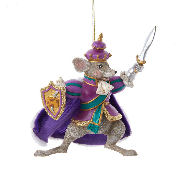 5" Mouse King Nutcracker Christmas Ornament