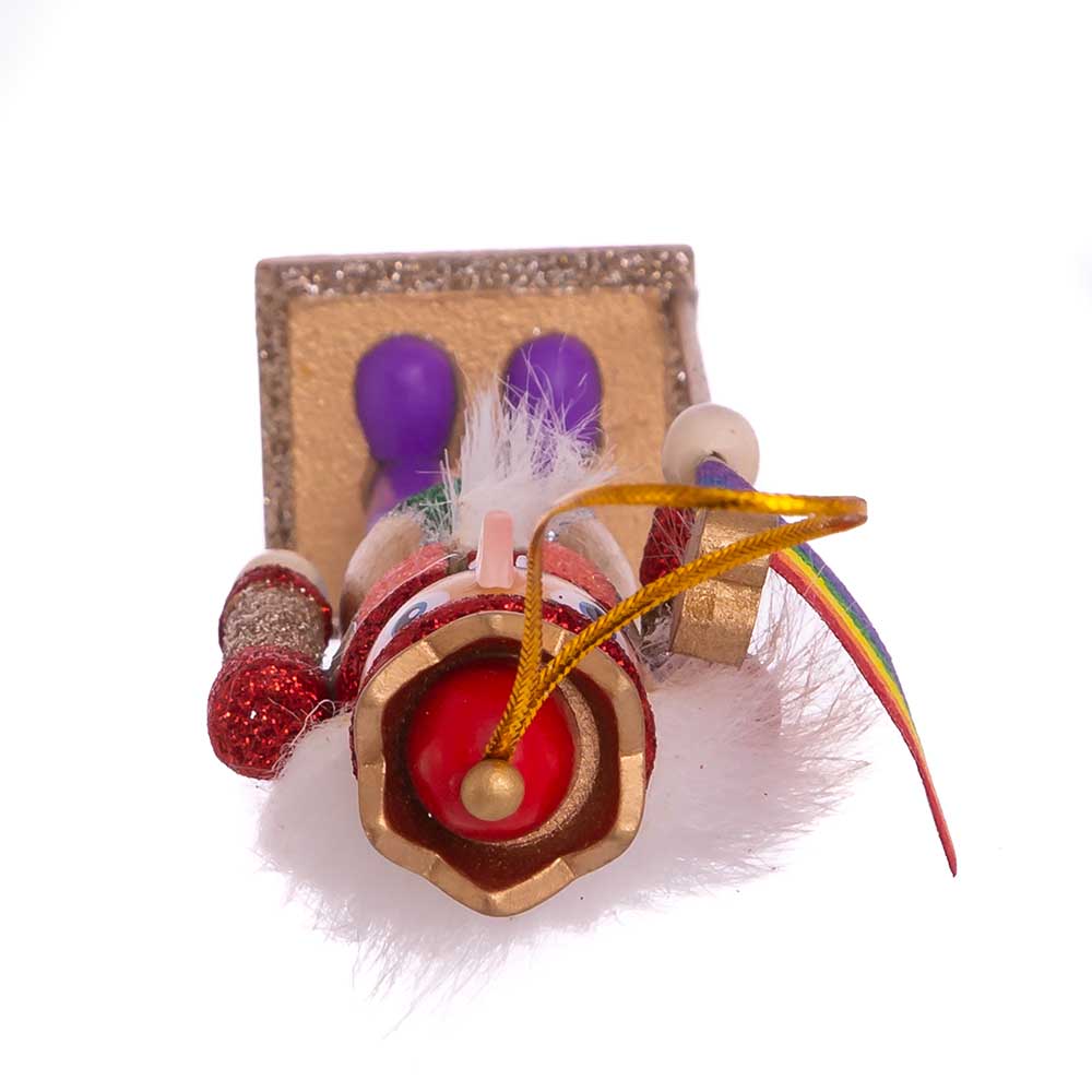 6" Gay Pride Nutcracker Ornament – Colorful Wooden Christmas Decoration