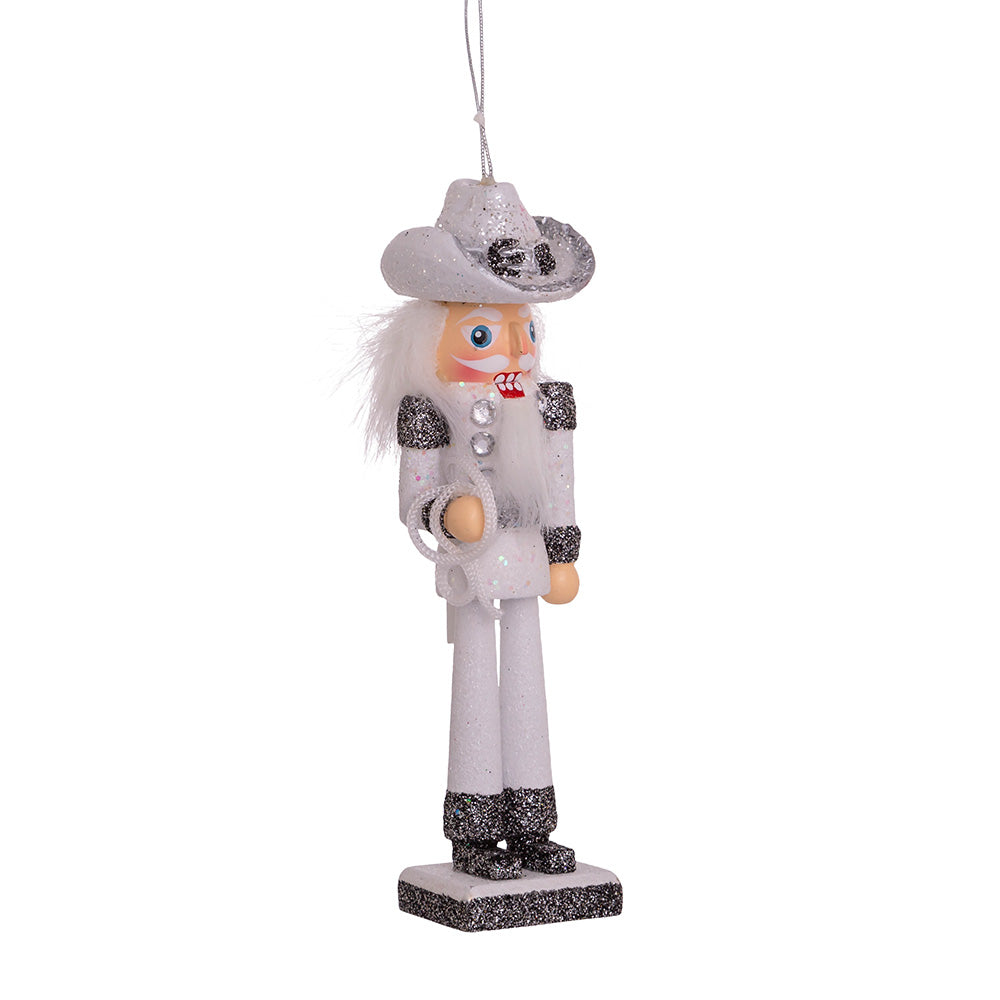 6" Cowboy Nutcracker Rodeo Ornament – Unique Wood Christmas Decoration
