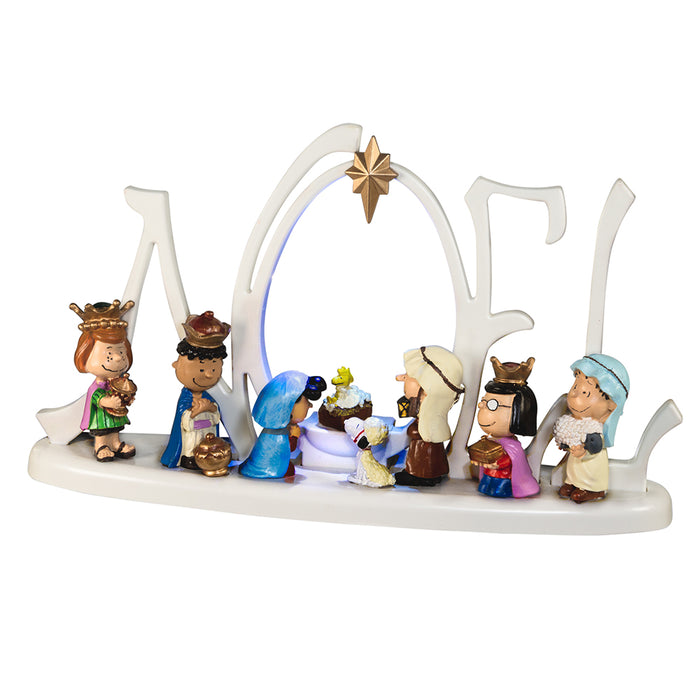 10" Peanuts LED Lighted Nativity Scene – product image 1