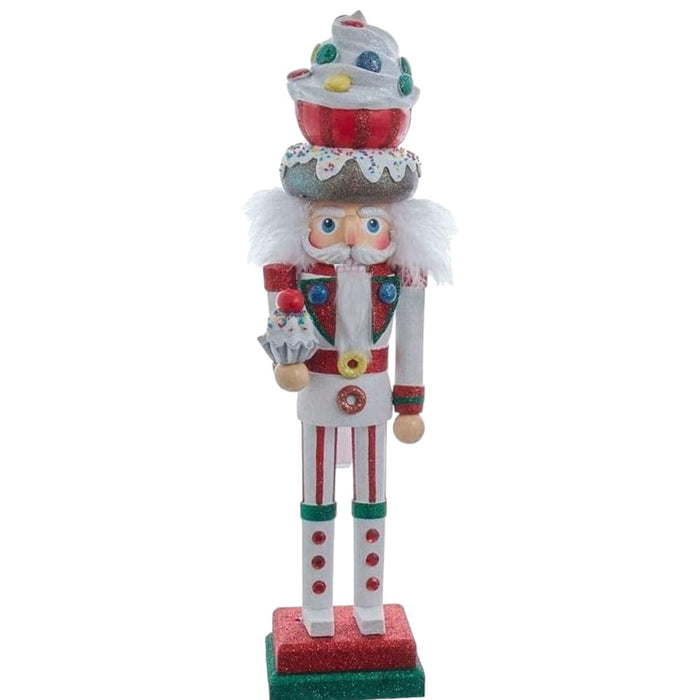 18" Dessert Cupcake Nutcracker Christmas Decoration