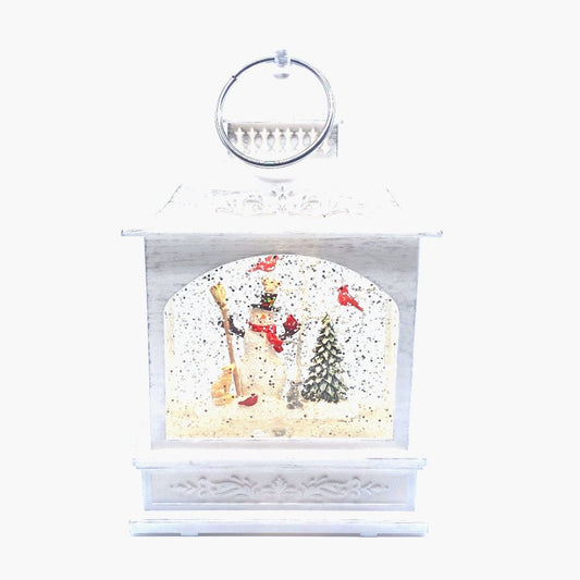 Water Snow Glitter Lantern with Deer and Tree Inside