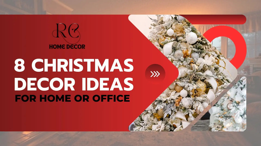 8 White Christmas Décor Ideas for Home or Office