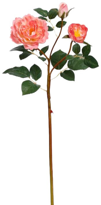 19.95" Rose Spray with Sprigs – product image 8