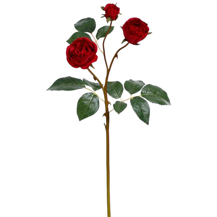 19.95" Rose Spray with Sprigs – product image 1