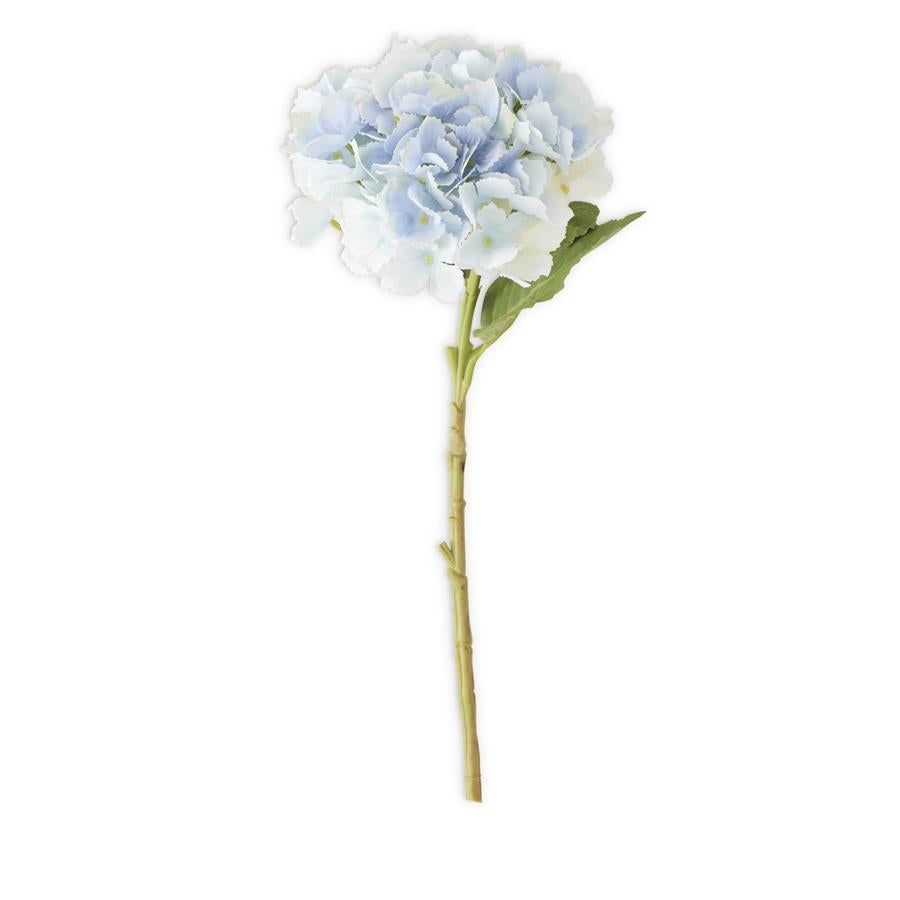 20" Blue Real Touch Hydrangea Spray – Artificial Hydrangea Stem for Wedding & Home Decor