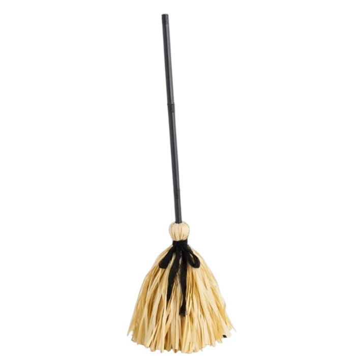 37" Animated Halloween Witch Broom with Motion & Sound Effects
