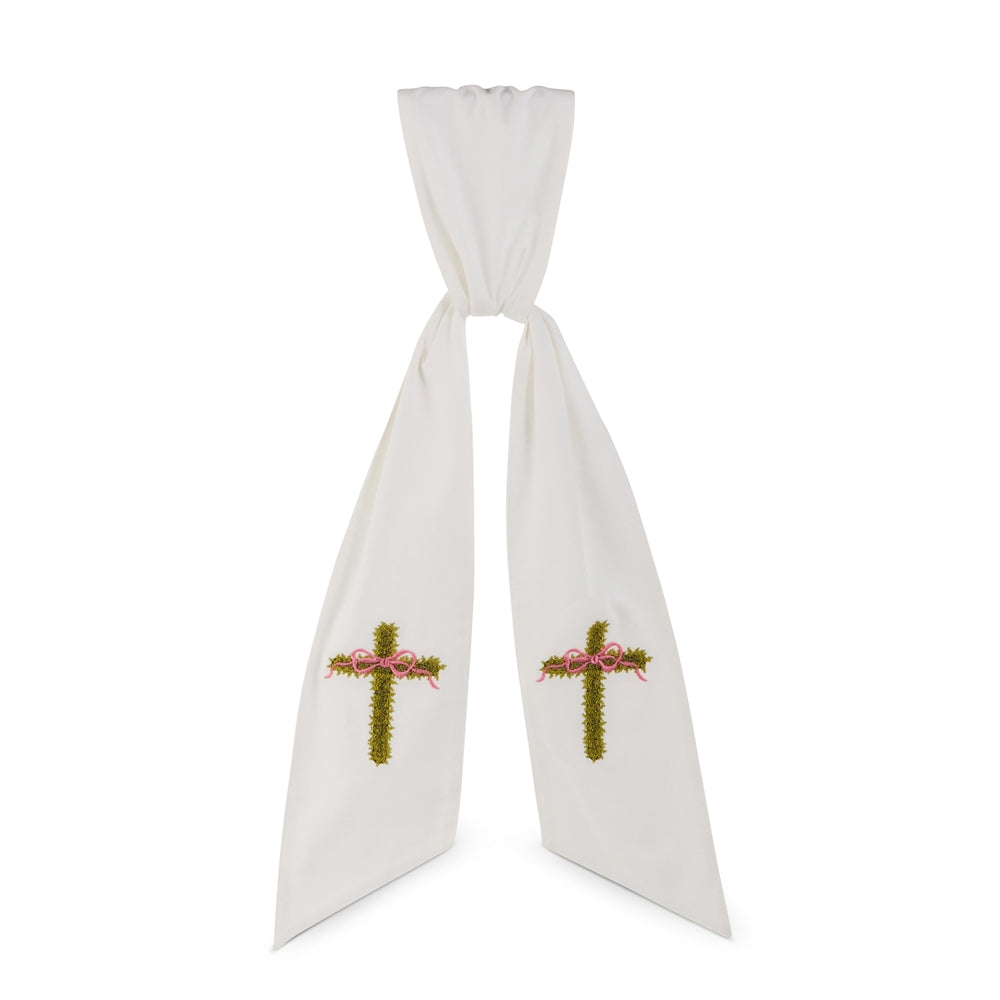 60″ Cross Wreath Sash – Easter & Spring Decorative