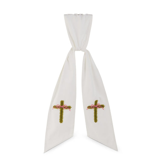 60″ Cross Wreath Sash – Easter & Spring Decorative