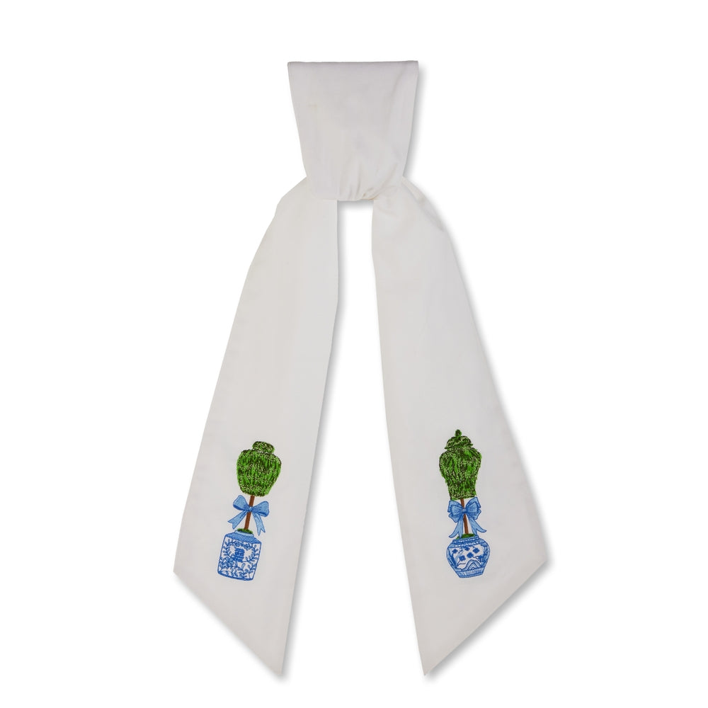 60" Topiaries Wreath Sash – Spring & Garden Decor