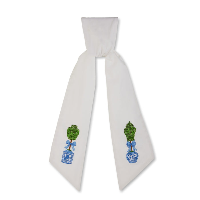 60" Topiaries Wreath Sash – Spring & Garden Decor