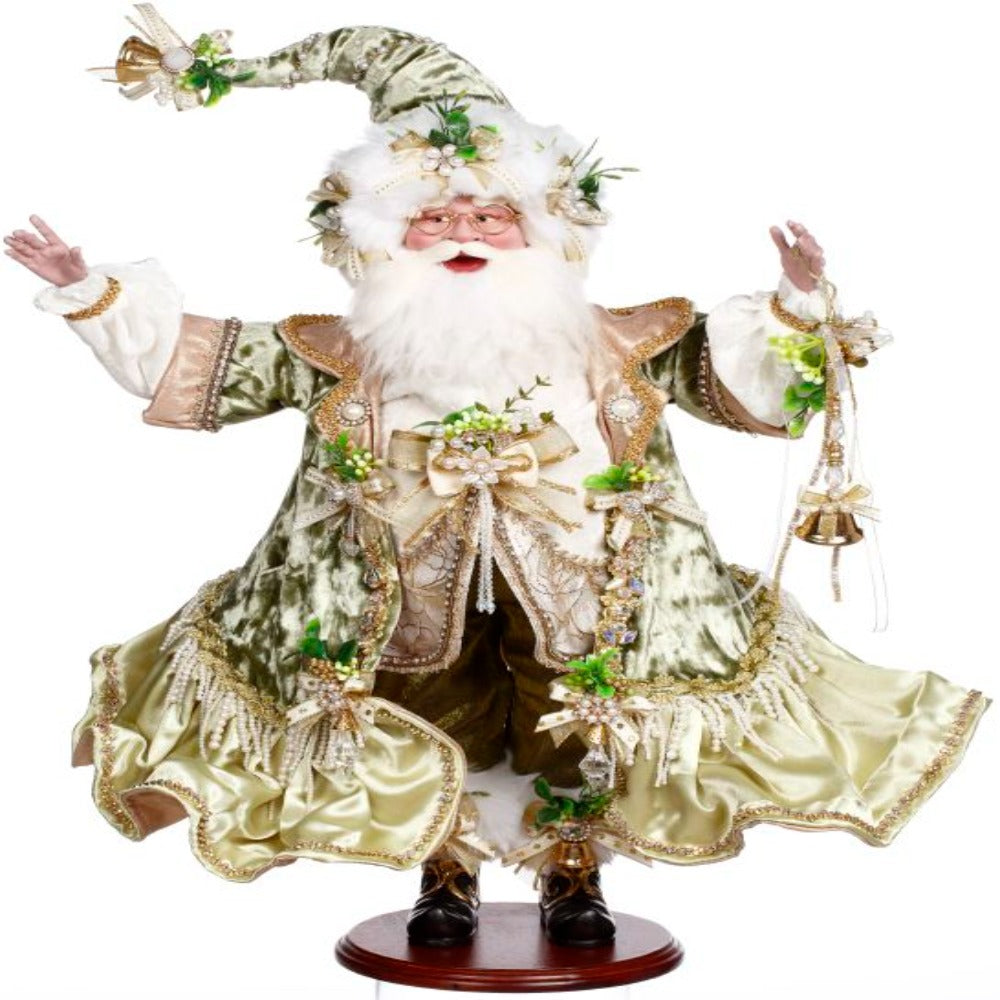 25.5" Under the Mistletoe Santa Christmas figurine