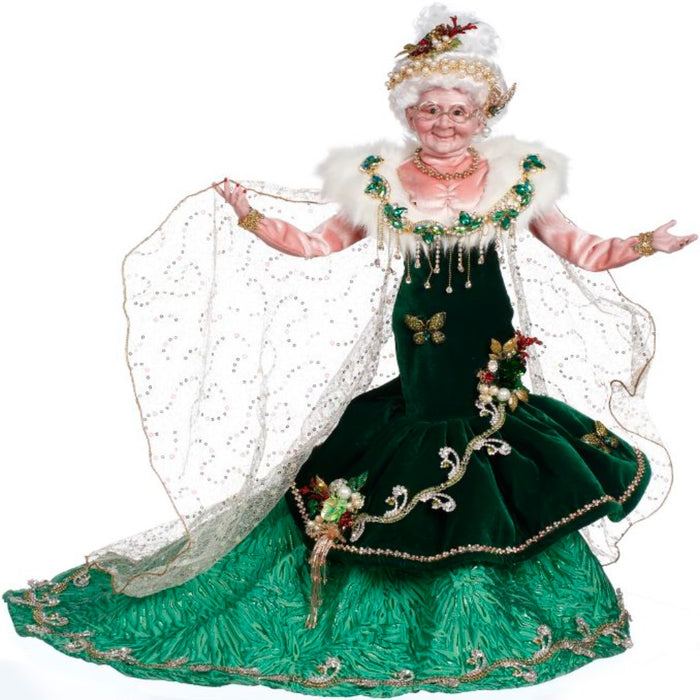 23" Mark Roberts Emerald Glistening Mrs. Claus