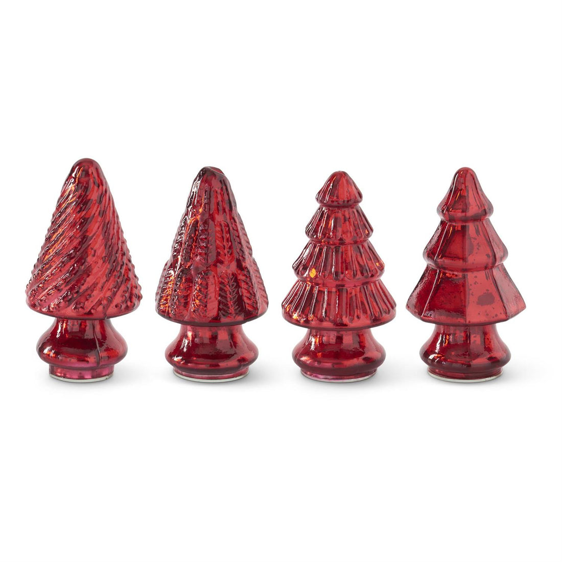 5.25-inch mini red mercury glass Christmas decor