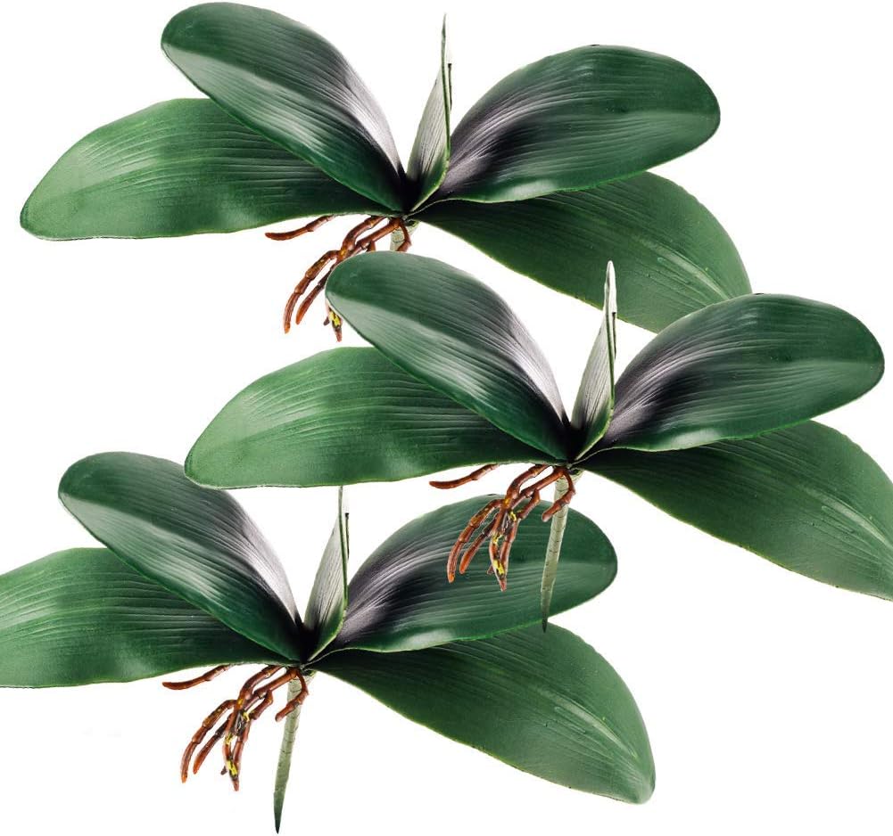 Real Touch Phalaenopsis orchid leaves artificial greenery