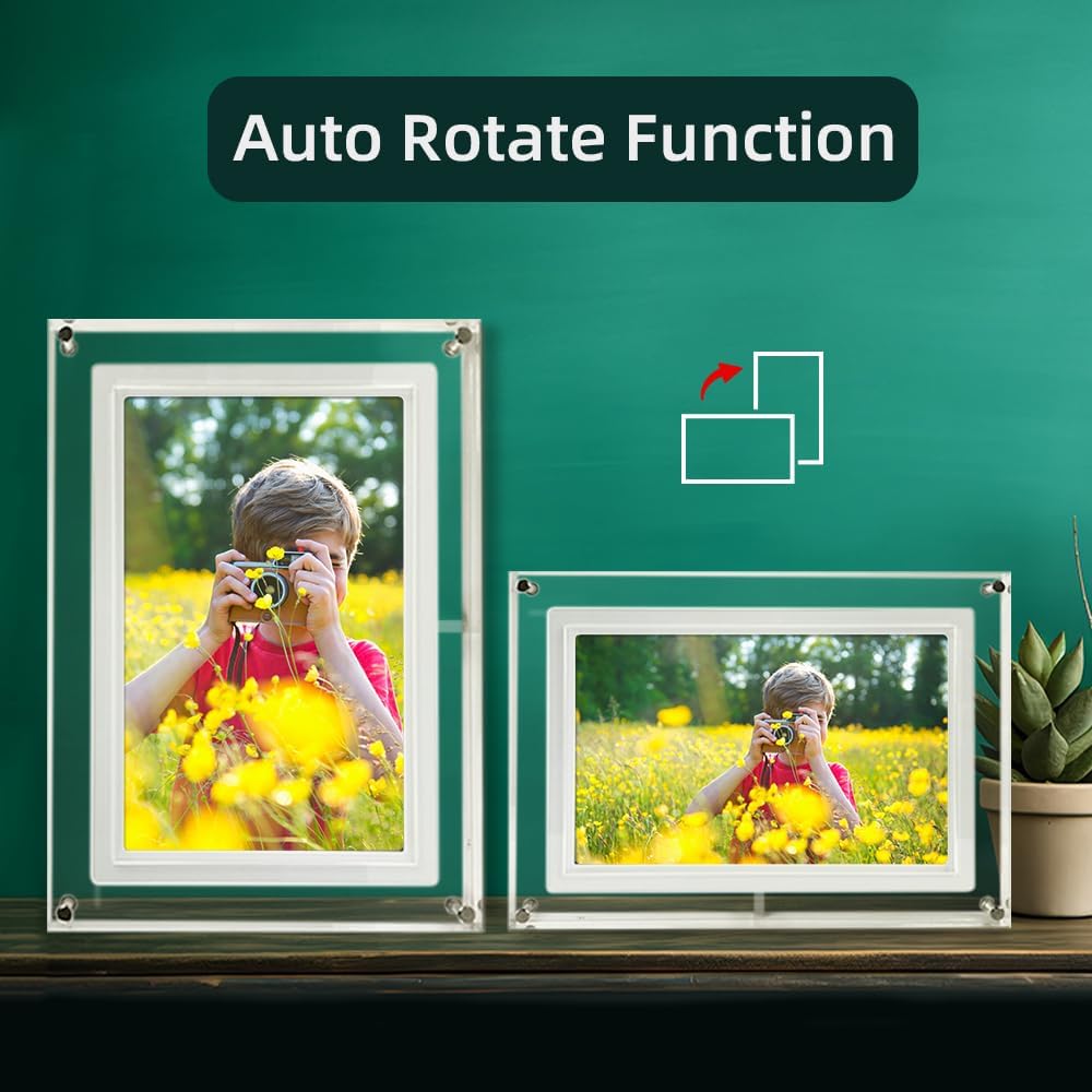 5-inch clear WiFi digital photo frame alternate view 4