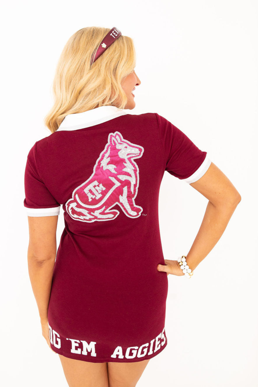 Texas A&M Reveille gameday dress alternate view