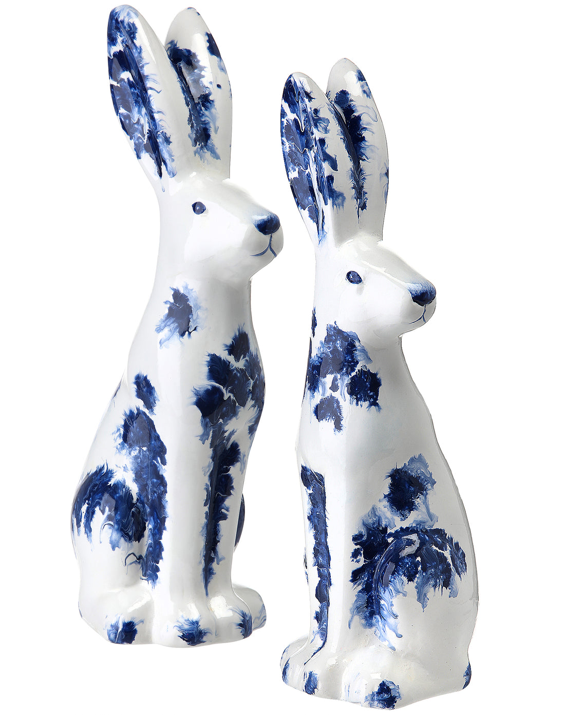 9" Bloomsbury Tall Terracotta Bunny Figurines – alternate view