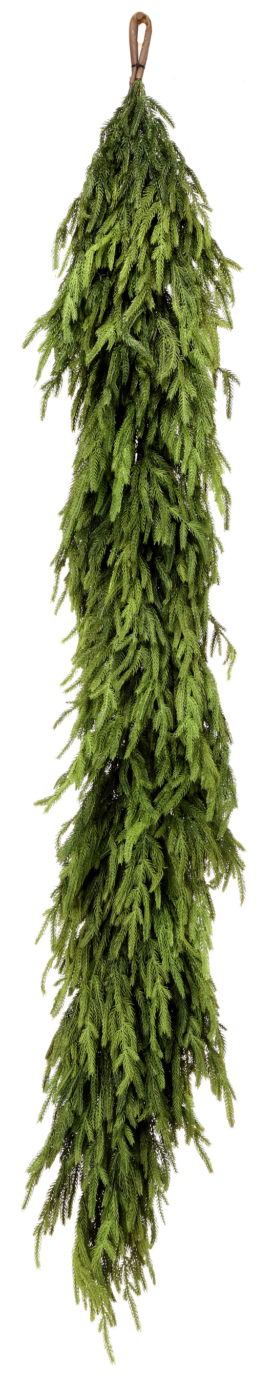 Afloral 72x16" Natural Touch Norfolk Pine Garland – Realistic Christmas Decoration