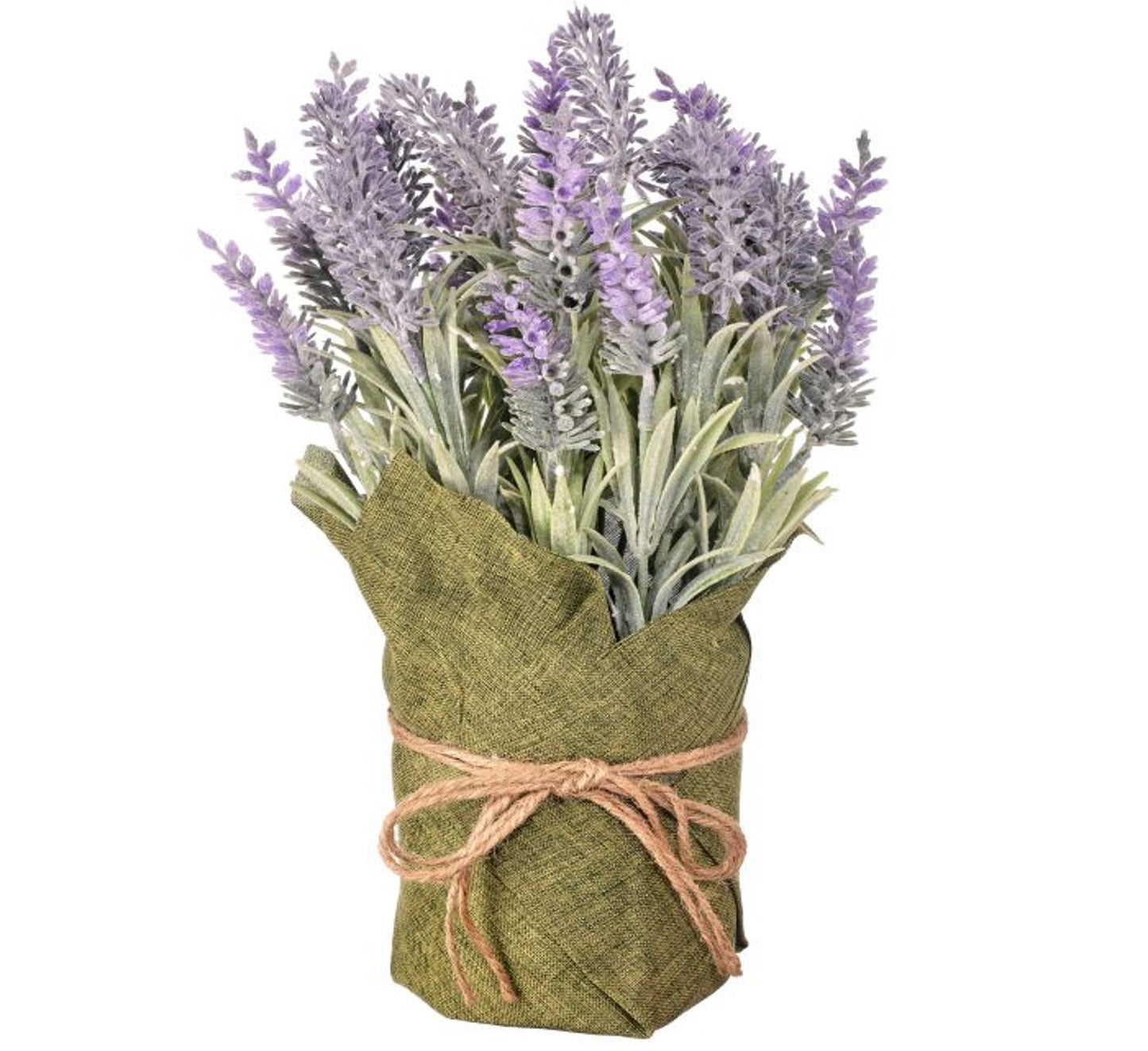 LAVENDER BUNCH WRAPPED ARRANGMENT 12"