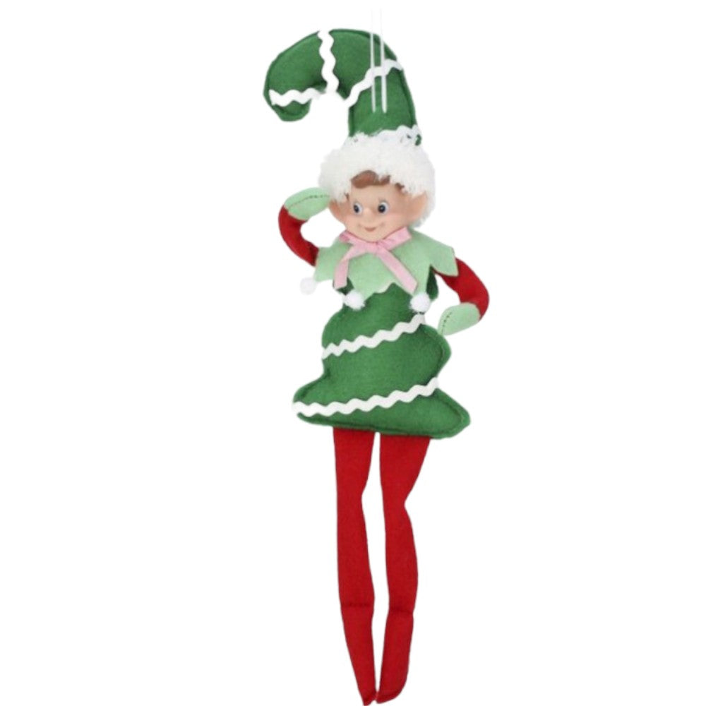 11-inch Holiday Sweets Christmas elf – alternate view