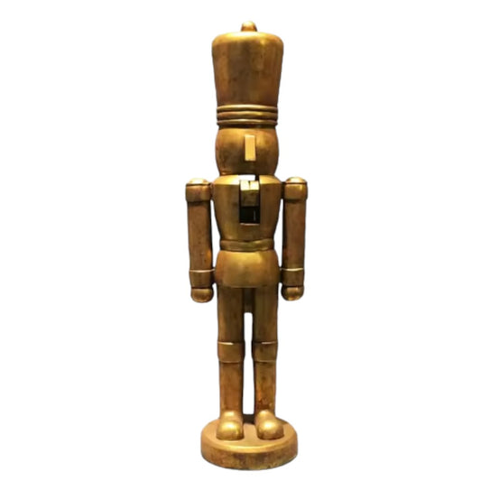 55" Gold Soldier Christmas Nutcracker - Grand Holiday Decoration