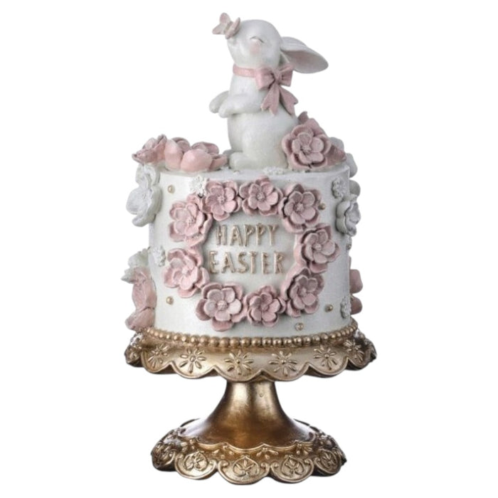 12.5" Happy Easter Cake with Bunny
