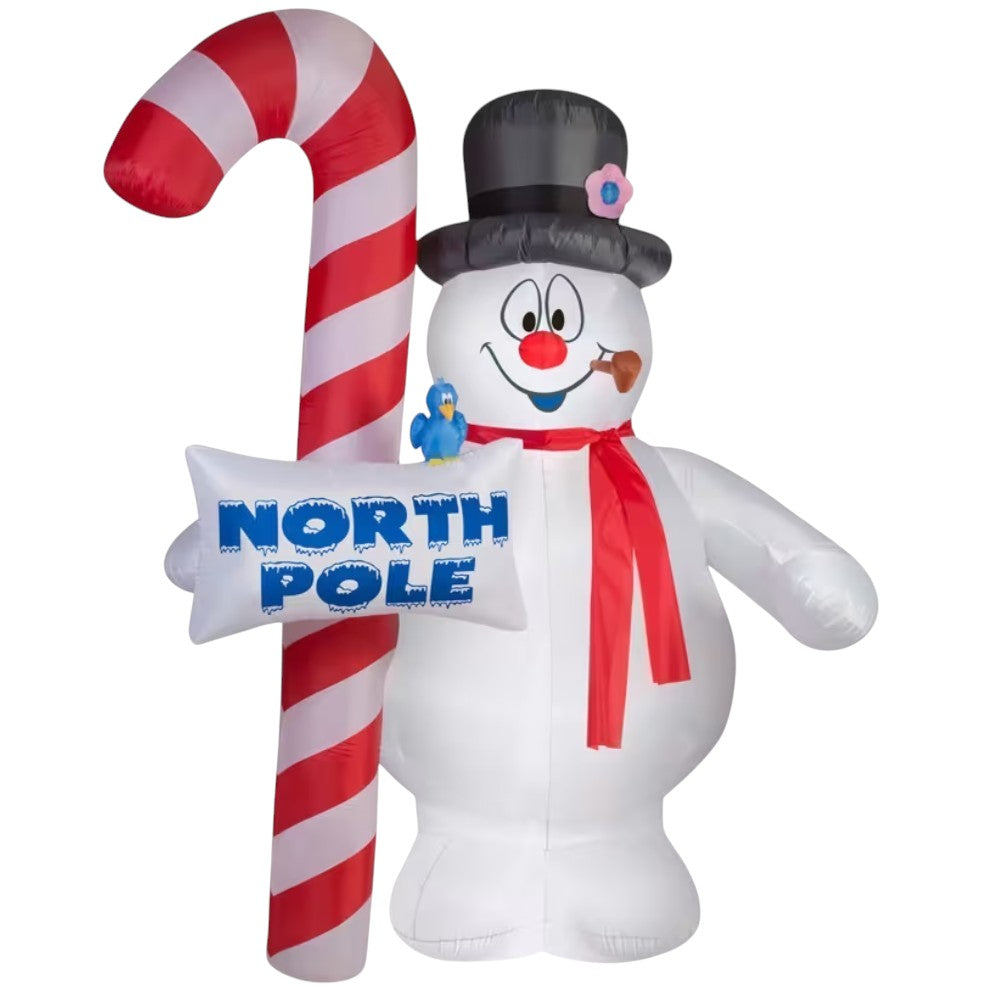 9.5' Light-Up Frosty the Snowman Inflatable