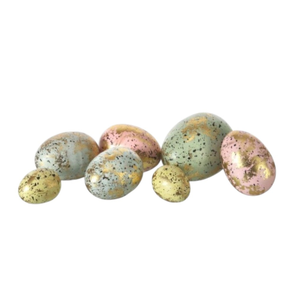 Decorative Metallic Easter Eggs