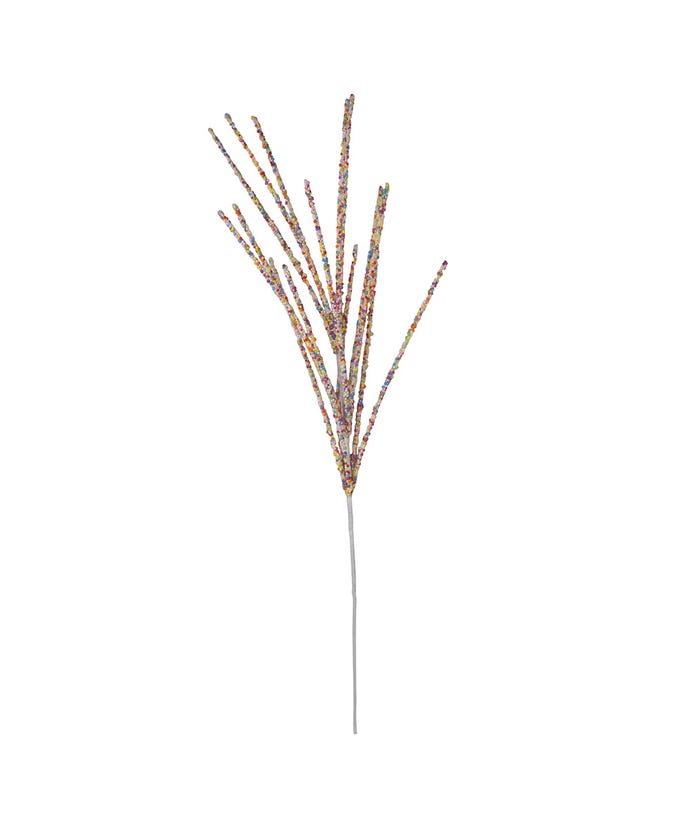 30-inch candy bead Christmas spray alternate view 3