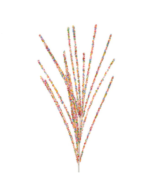 30" Candy Bead Spray - Colorful and Fun Christmas Decor