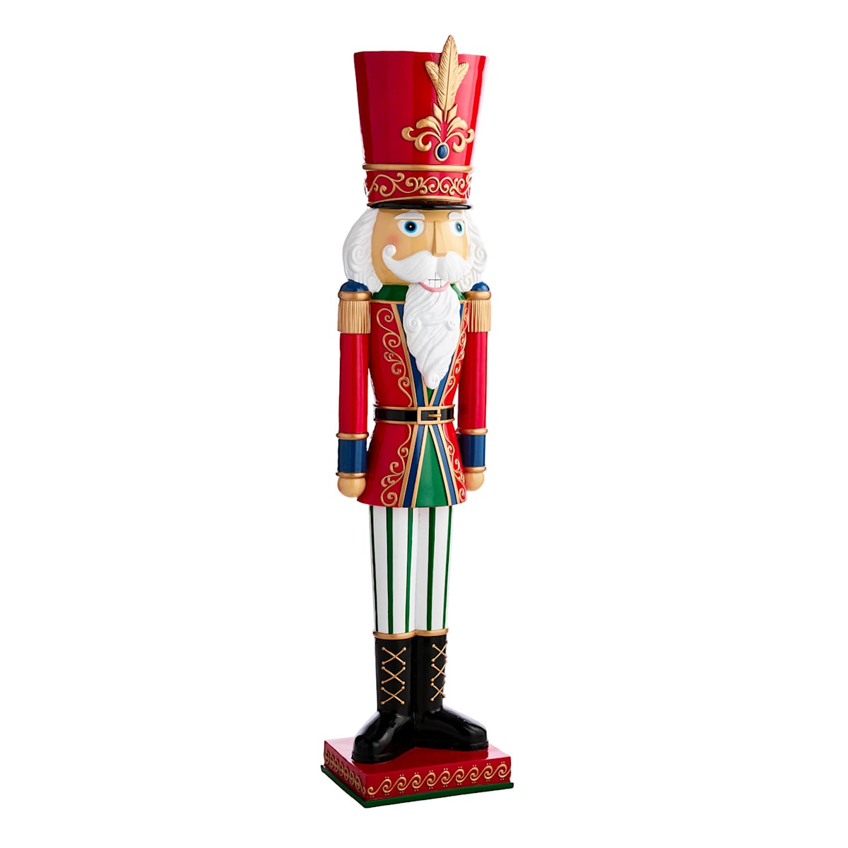 3.5 ft Classic Christmas Nutcracker– Traditional Holiday Decor Soldier Figurine