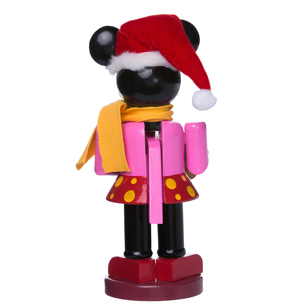 10" Disney® Minnie Mouse Nutcracker with Gingerbread Doll – Festive Christmas Decoration