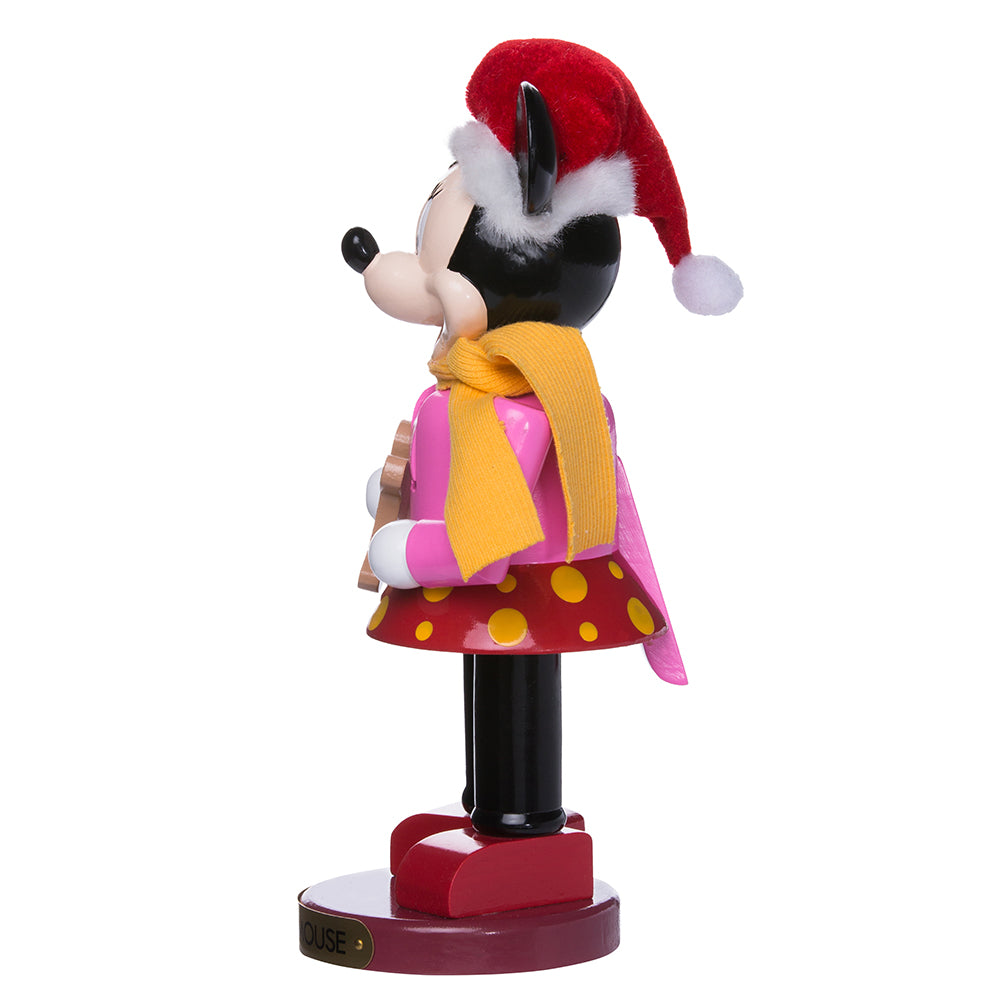 10" Disney® Minnie Mouse Nutcracker with Gingerbread Doll – Festive Christmas Decoration