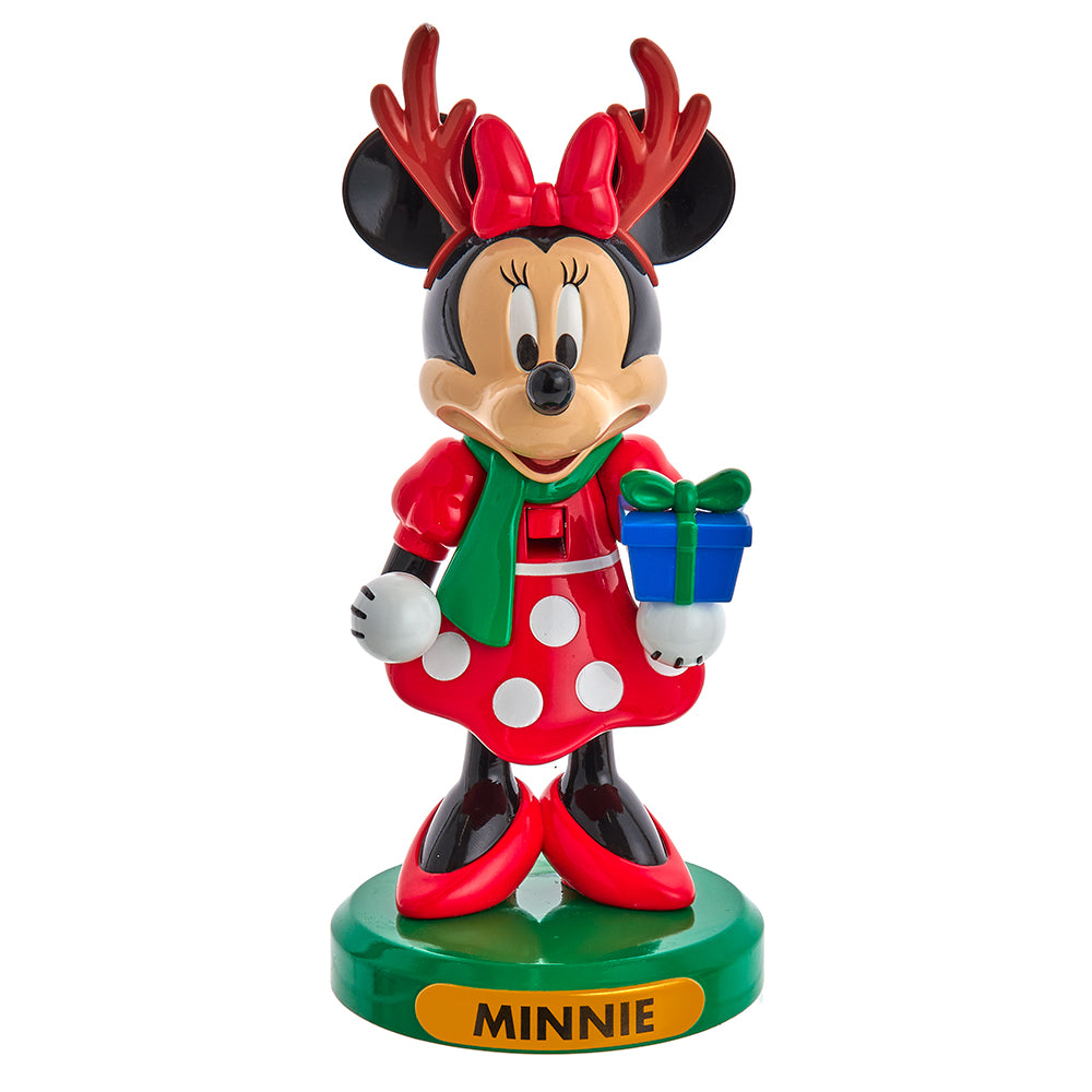 6" Disney© Minnie Mouse with Tree Nutcracker  Adorable Christmas Decoration