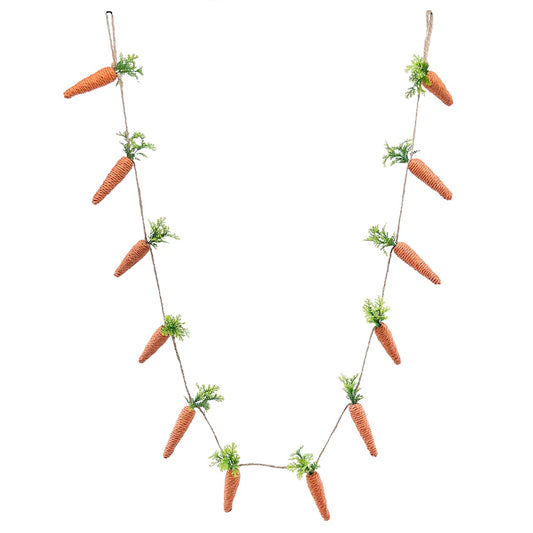 72" Easter Carrot Garland - Festive Spring Décor