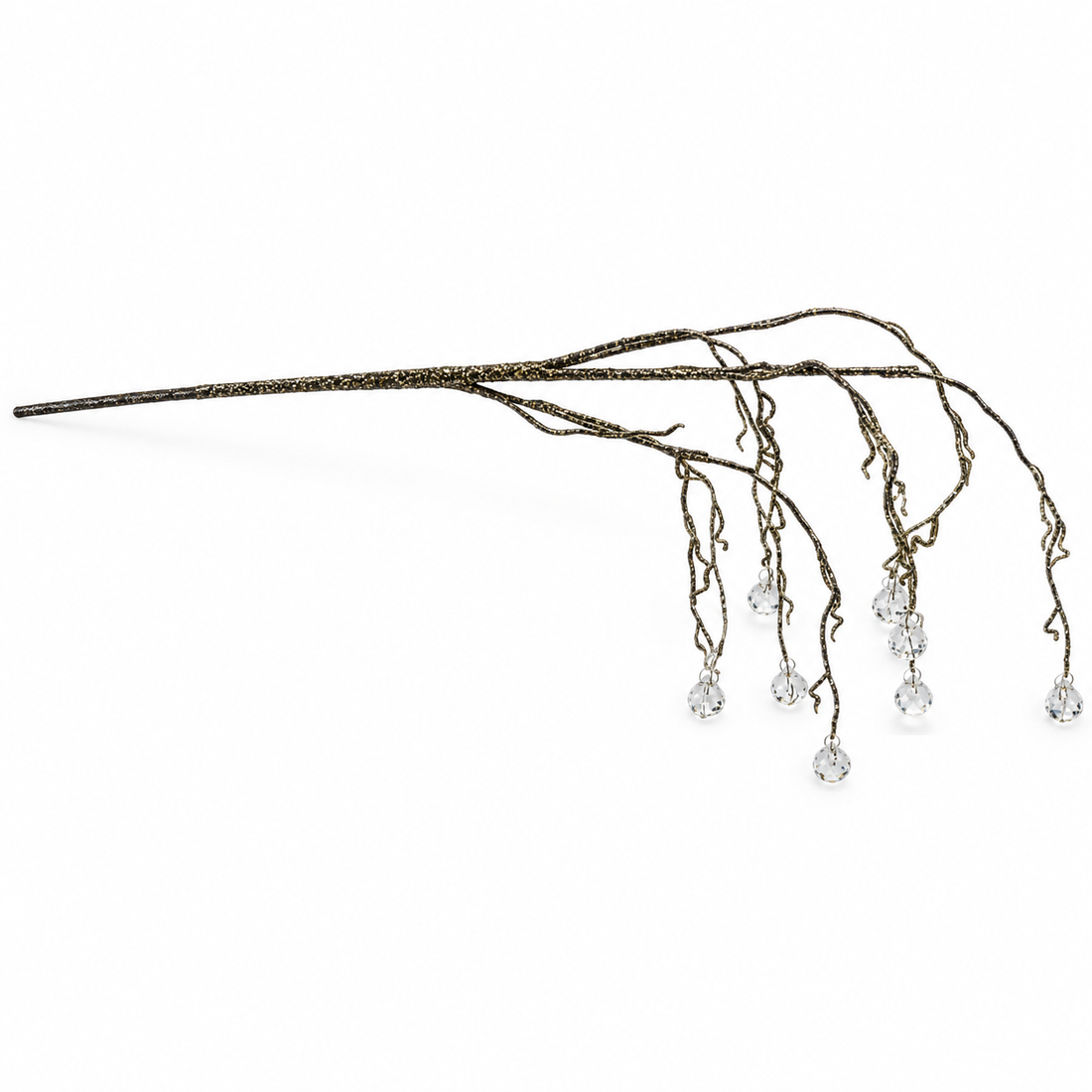 36" Gem Christmas Tree Stem with Hanging Crystal-Look Drops
