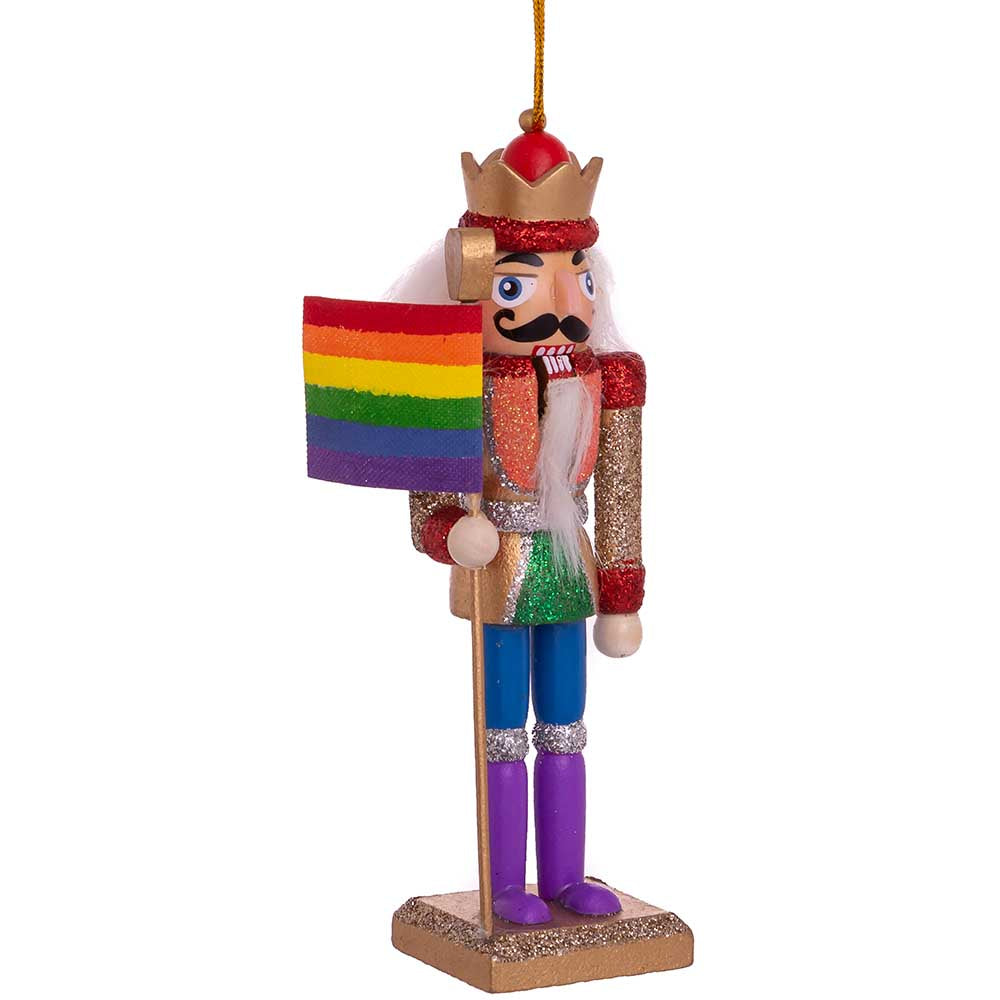 Gay Pride nutcracker ornament alternate view 2