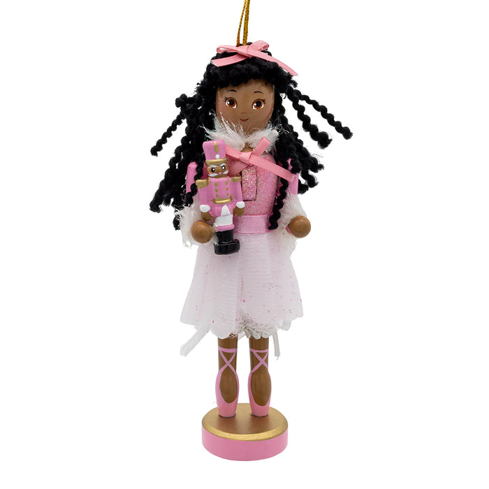 6-inch African American Clara ballerina nutcracker ornament