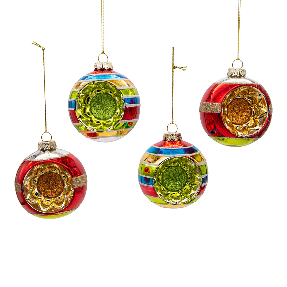 vintage tinsel glass Christmas ornaments alternate view 5
