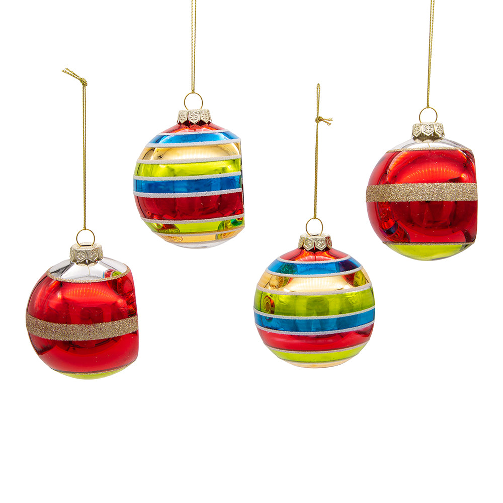 vintage tinsel glass Christmas ornaments alternate view 6