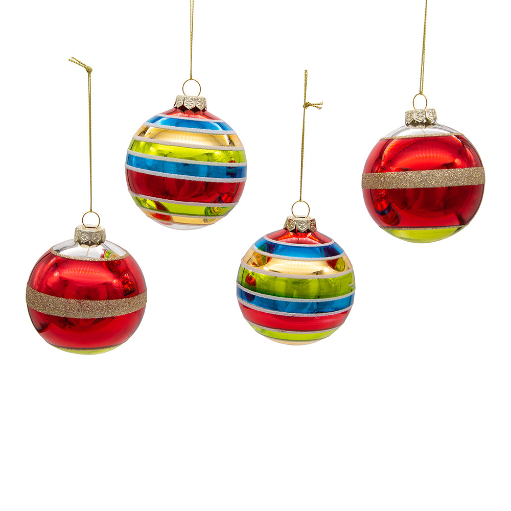 vintage tinsel glass Christmas ornaments alternate view 7