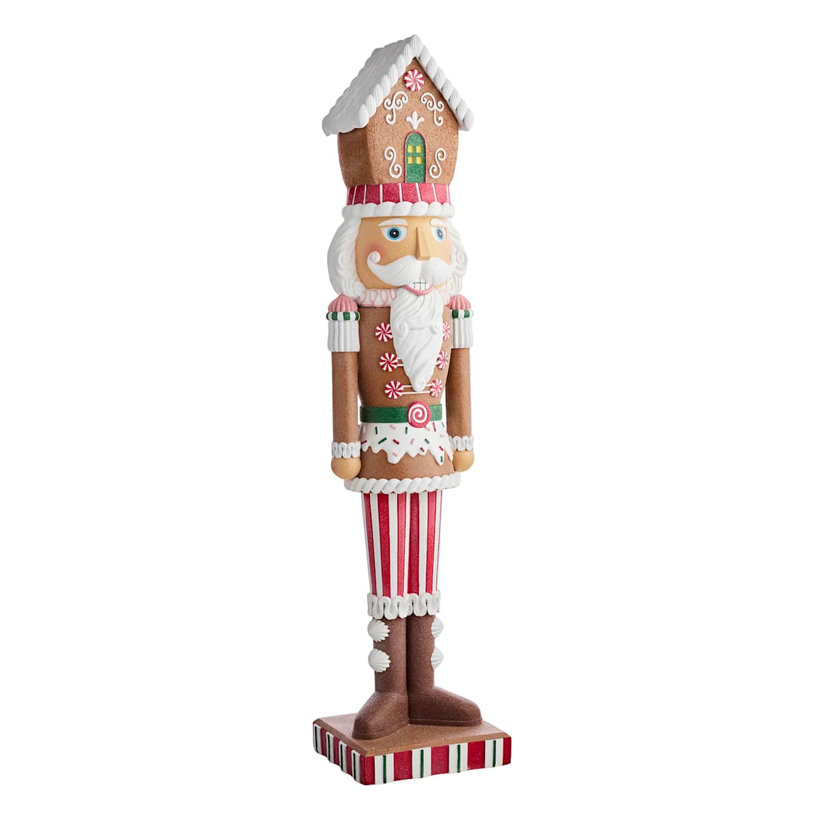 3.5' Gingerbread Nutcracker  – Festive Gingerbread Christmas Figurine
