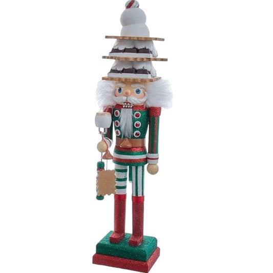 18" Nutcracker Dessert S'more: Festive Christmas Decoration for Sweet Treats